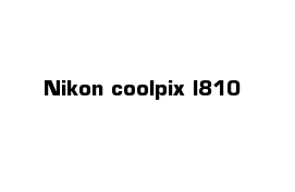 Nikon coolpix l810